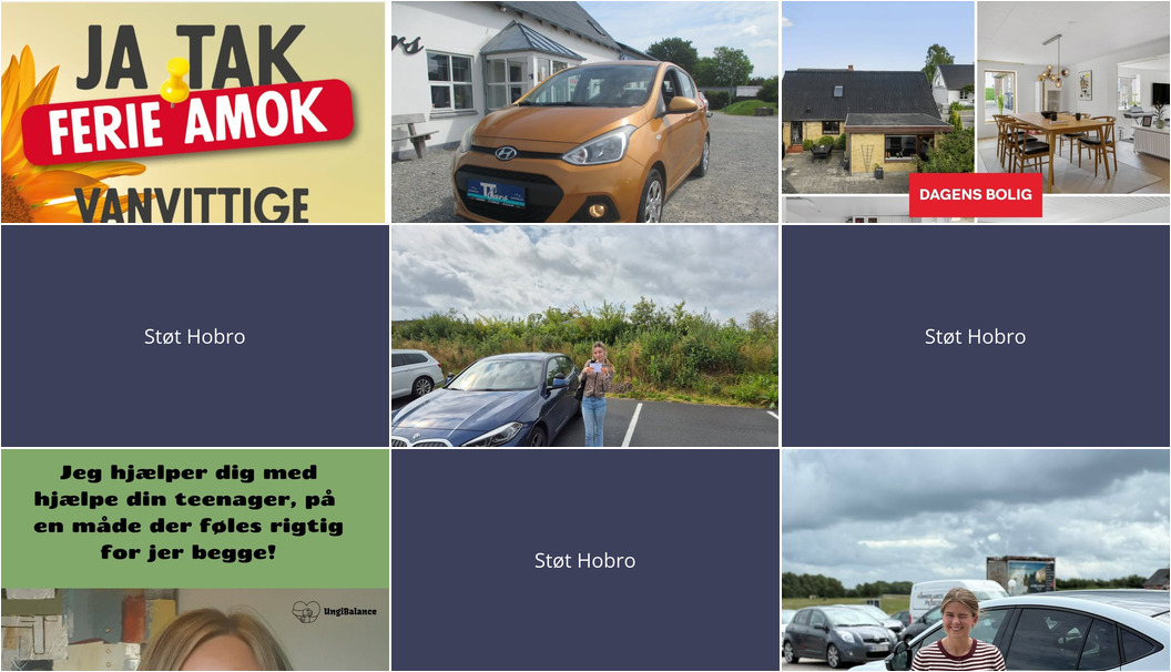 Nyt fra home Hobro, Nordbyens Køreskole v/ Bjarne M. Behrenthz, Oscar Biludlejning og 3 andre