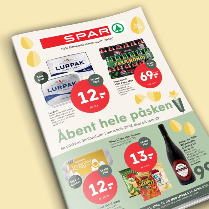 Sidste chance for skarpe priser hos SPAR SKALLERUP A/S i morgen