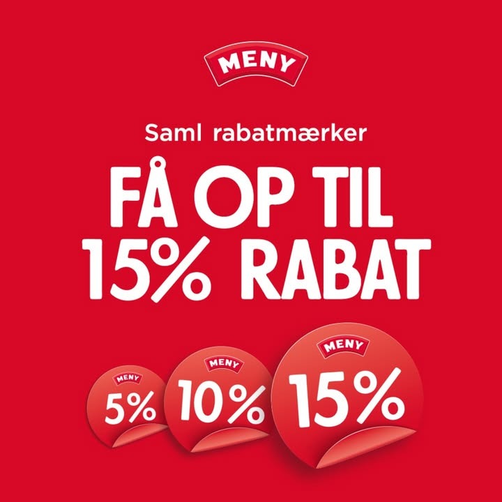 MENY Randers giver op til 15% rabat med rabatmærker