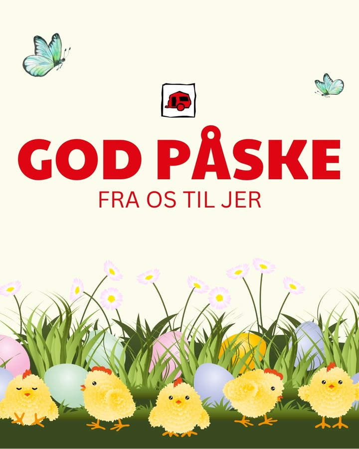Slagelse Camping og Outdoor Center ønsker god påske og byder indenfor hele påsken