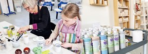 Kreativ malecafé hos Vesterhavskunst i Skive
