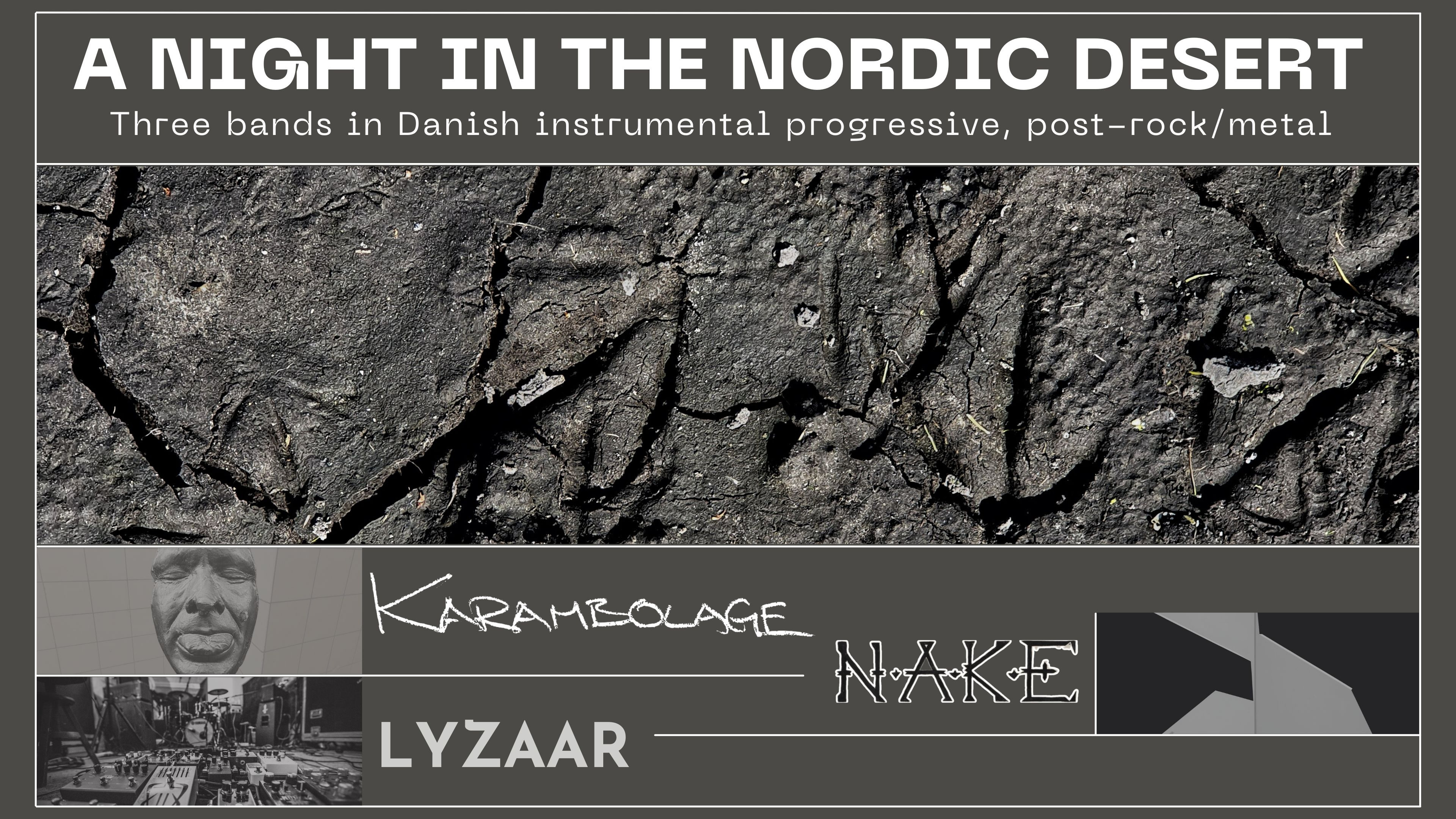 Tre progressive post-rock bands indtager Radar i Aarhus