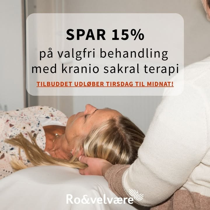Ro & velvære annoncerer sidste chance for rabat på kranio sakral terapi