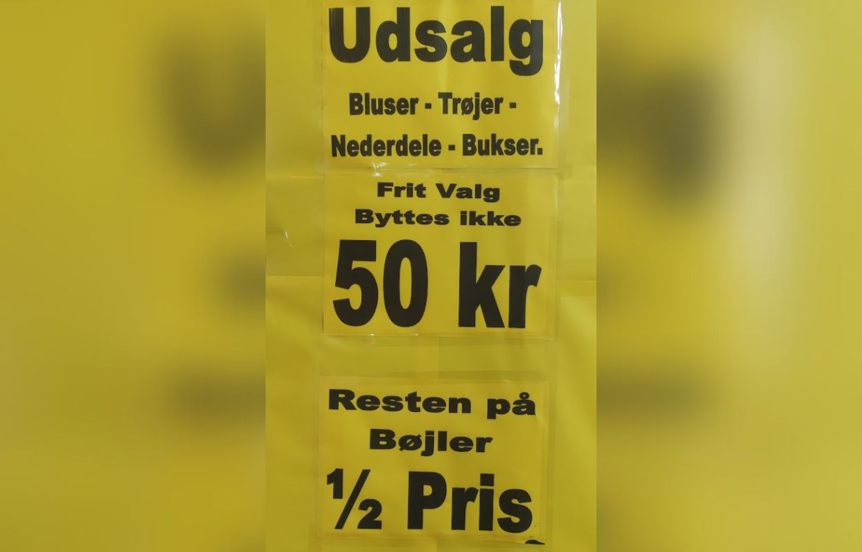 Store rabatter hos Rie & Henrik's Tøjbiks!