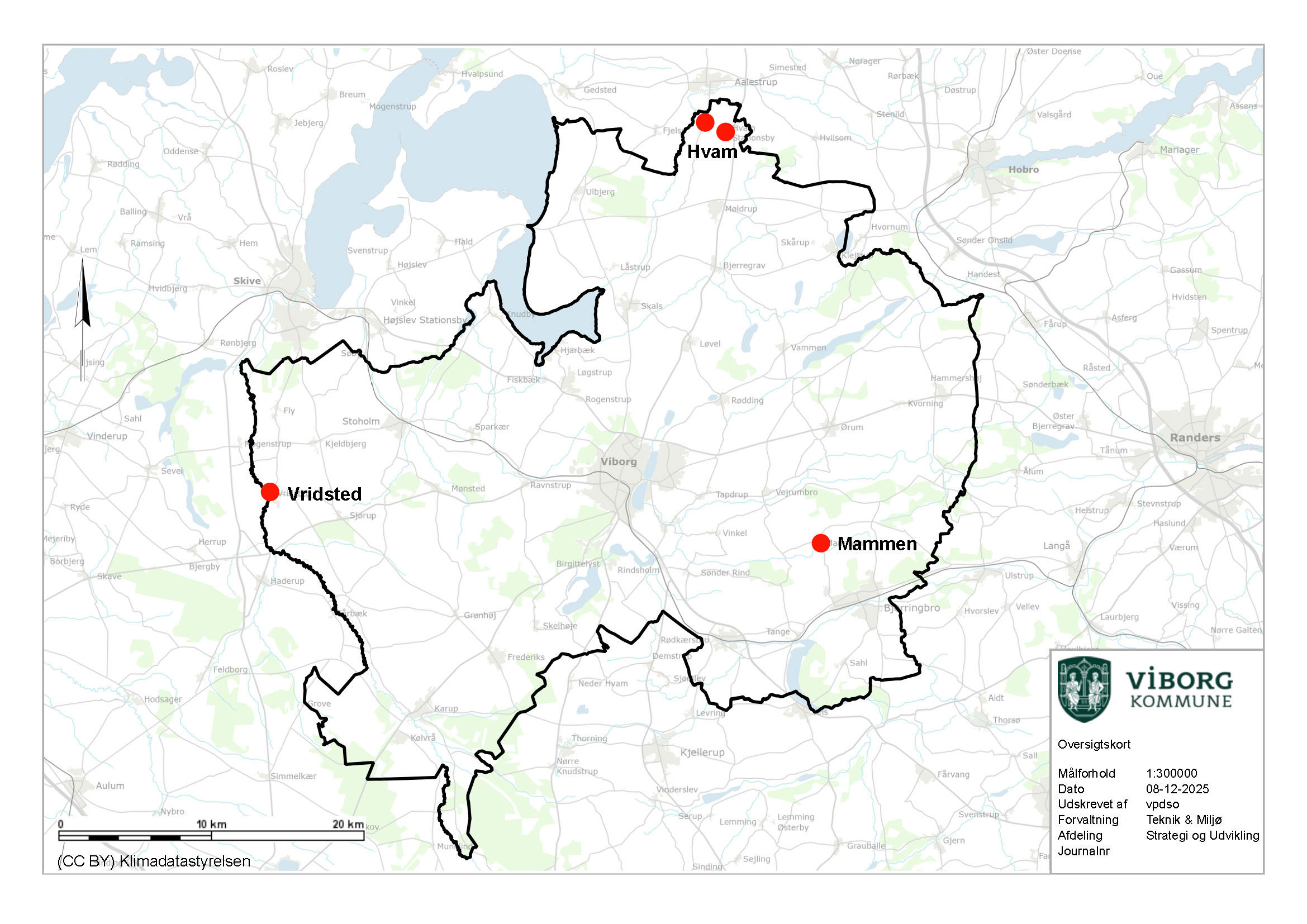 Udviklingsplaner for Mammen, Hvam og Vridsted lægges ind i Viborgs nye kommuneplan – offentlig høring er åben til februar 2026