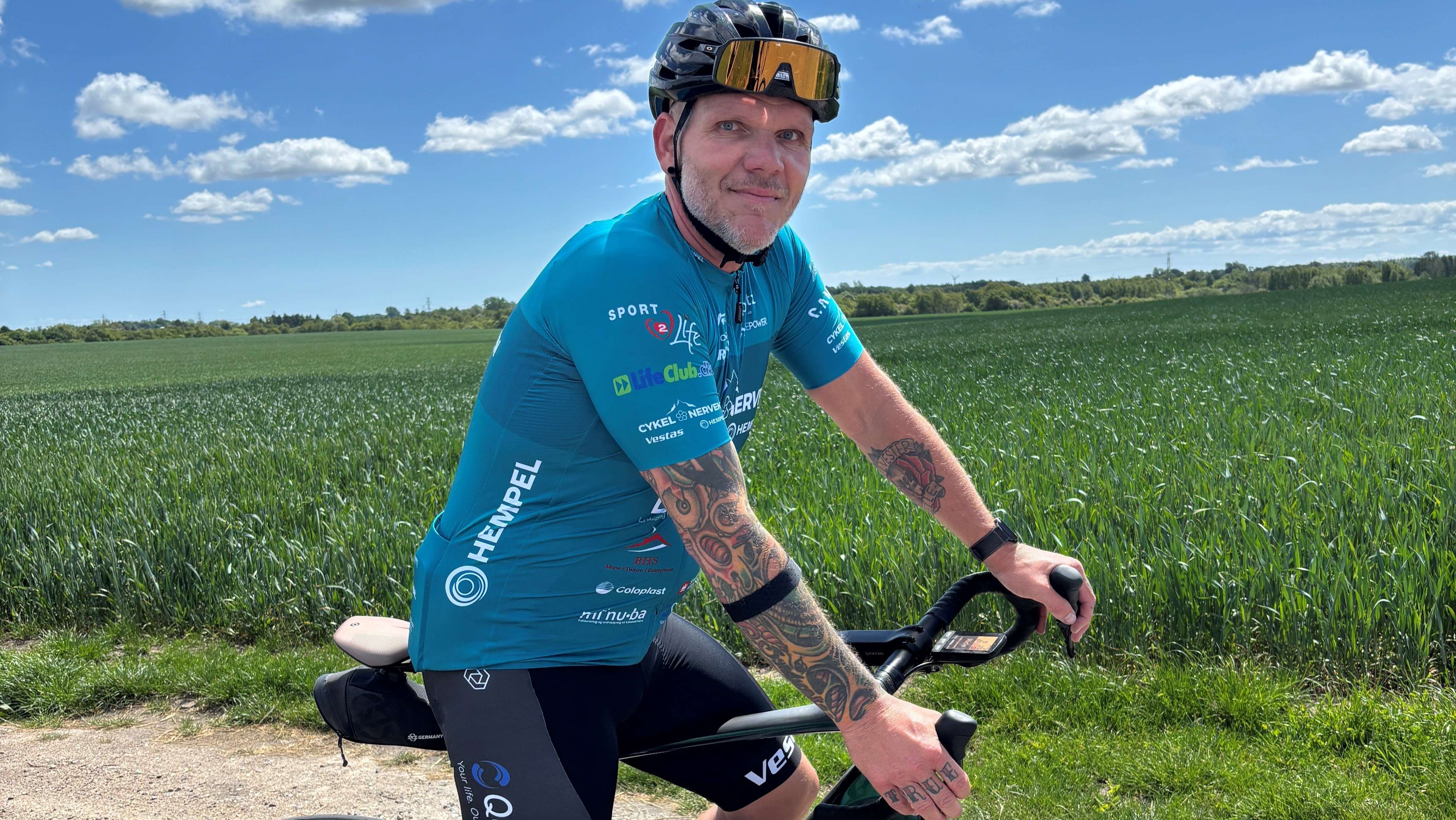 Cykling og Tour de France som Henrik Dalholms vigtige våben mod sin kroniske sygdom