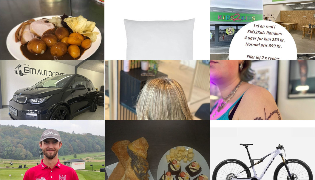 Nyt fra Meny Randers, Rie & Henrik's Tøjbiks v/Rie Olesen, Nybolig Bjørn & Ankersen og 20 andre