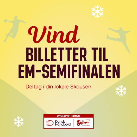 Skousen Herning tilbyder chance for EM-håndboldbilletter i konkurrence