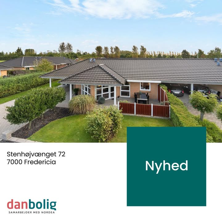 Danbolig Fredericia præsenterer indflytningsklart rækkehus i attraktivt golf-kvarter i Fredericia