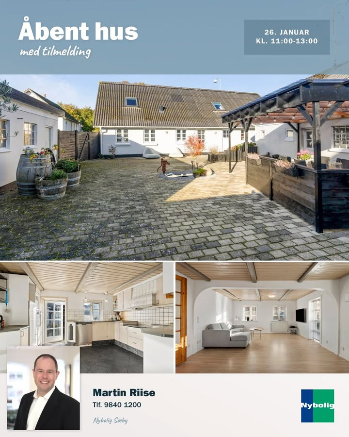 Nybolig Sæby A/S: Charmerende villa nær Lyngså strand med plads til hele familien