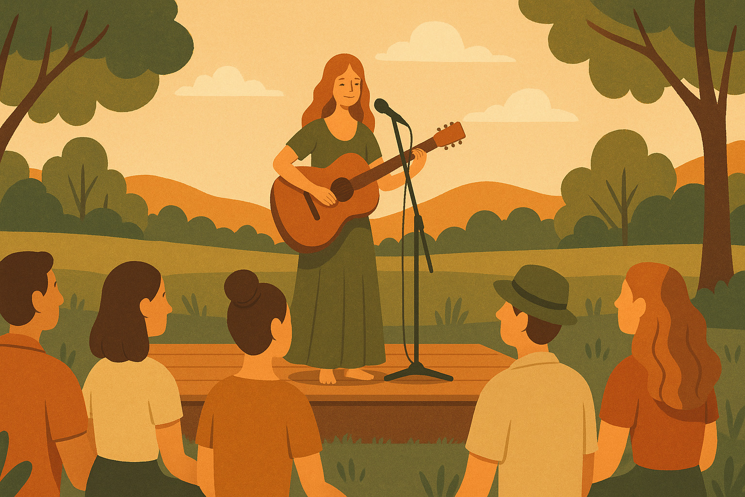 Koncert Bjørgit Freya til Jordnær Festival