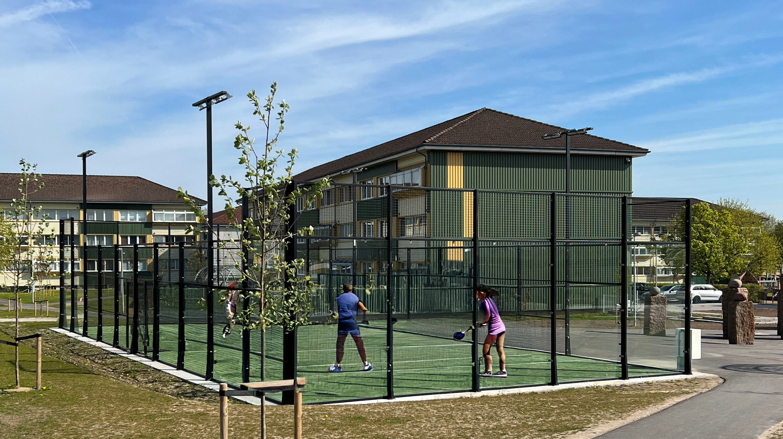 Foråret er her: Padelbanen i Nordbyen er åben for alle
