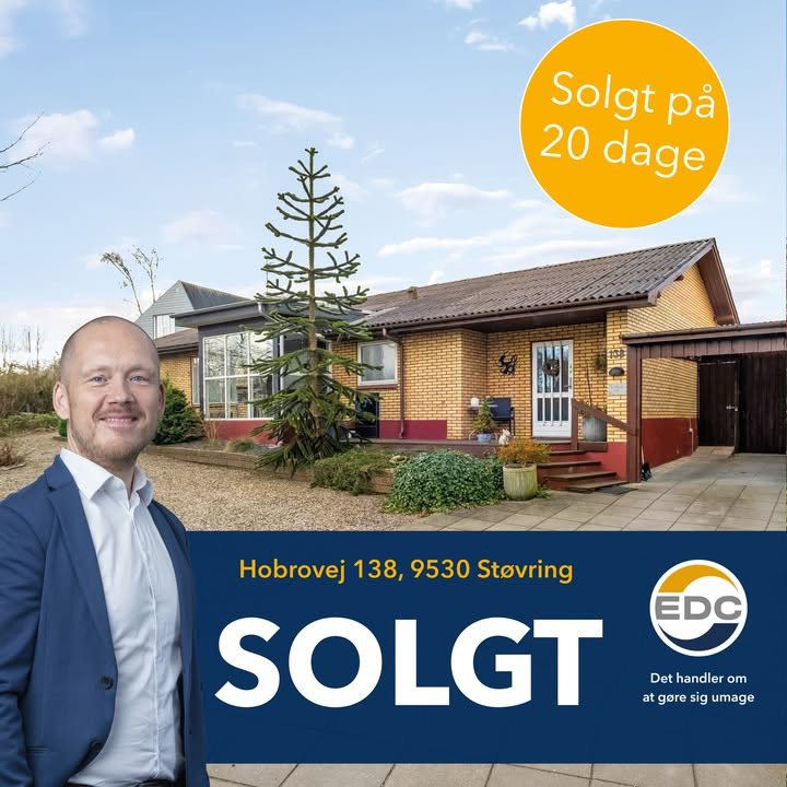 EDC Støvring sælger ejendom på Hobrovej 138 på kun 20 dage