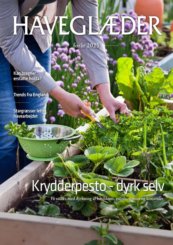 GUG ANLÆG OG PLANTESKOLE A/S lancerer årets første udgave af Haveglæder