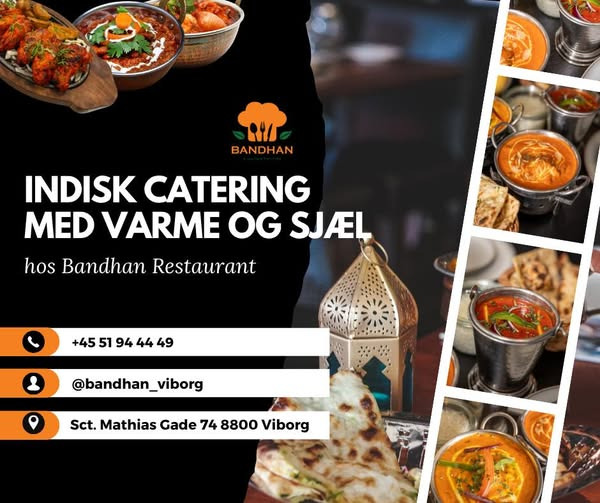 Bandhan Viborg tilbyder catering med autentiske indiske retter til arrangementer