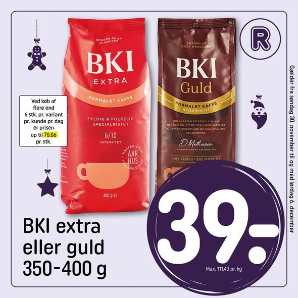 Rema 1000 Holstebrovej klar med ny avis til 1. søndag i advent