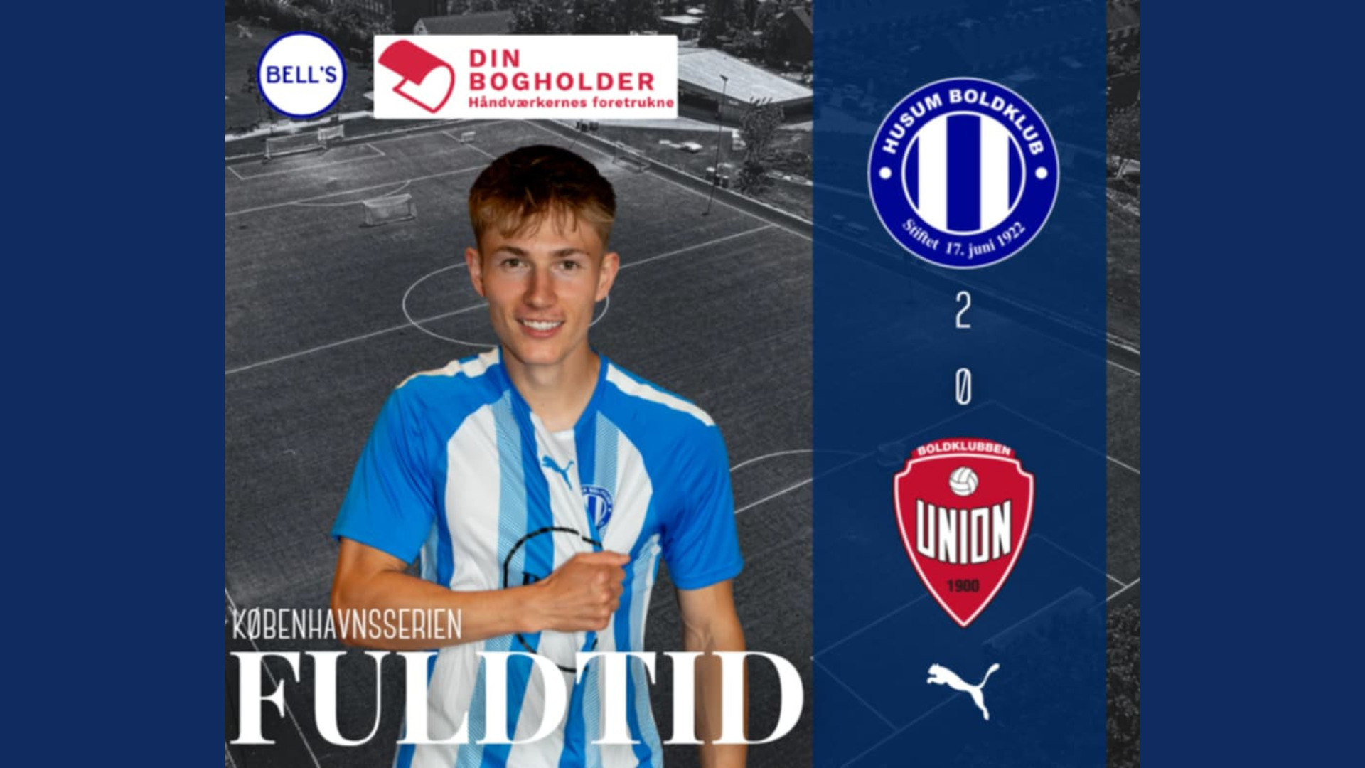 Husum BK holder målet rent i lokalderby triumf på hjemmebane