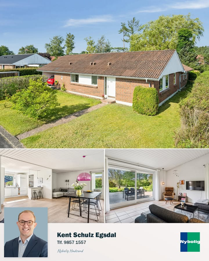 Nybolig Hadsund fremhæver charmerende villa til salg i Hadsund