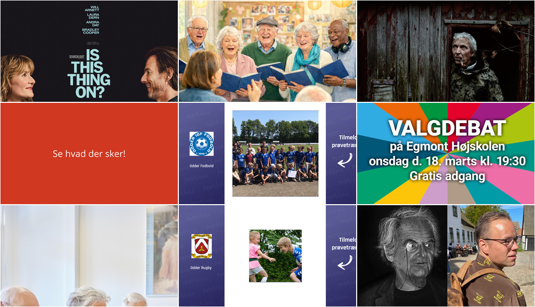 Oplev en uge fyldt med kulturelle arrangementer i Odder