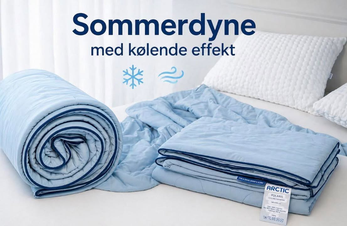 Fjerrenseriet tilbyder sommerdyne med kølende effekt til varme sommernætter