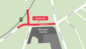 Overkørsel ved Struervej i Holstebro spærres den 23. marts for eltog-forberedelse