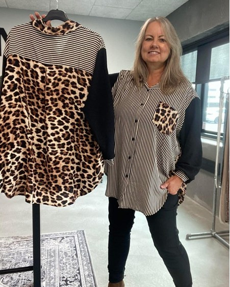 Ny skjorte fra Vanting hos Klarissa & Nora tilbyder stil og rummelighed