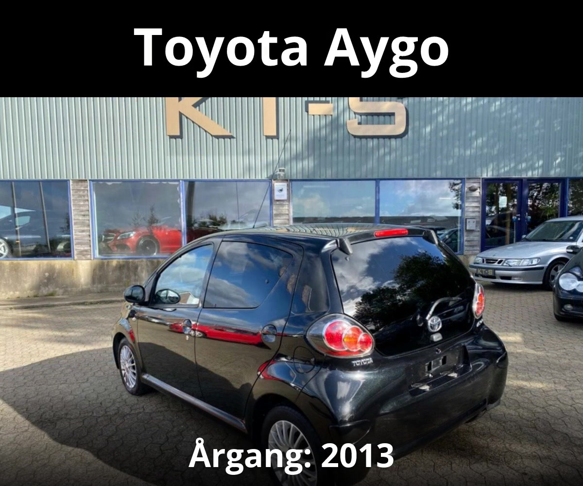 KT-S: Oplev vores flotte Toyota Aygo og andre biler i butikken