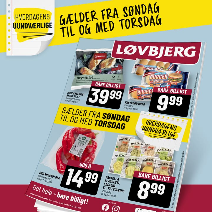 Løvbjerg Frederikshavn tilbyder uundværlige dagligvarer på tilbud