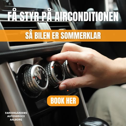 Farvergårdens Autoservice hjælper med A/C service inden sommeren