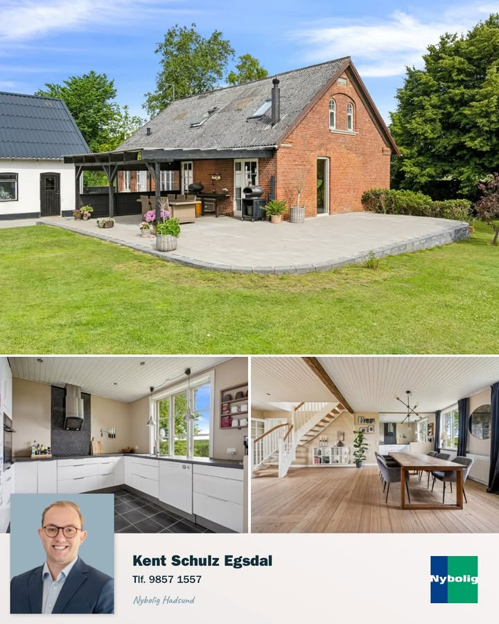 Nybolig Hadsund præsenterer charmerende villa med hestefaciliteter i Havndal