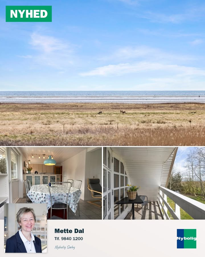 Nybolig Sæby A/S præsenterer fritidsbolig med havudsigt i Voerså