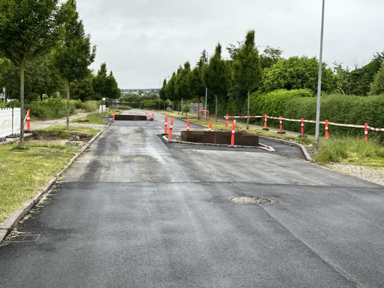 Nye grønne og trafiksikre vejprojekter i gang i Vallensbæk