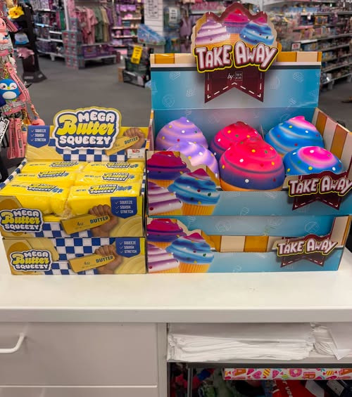 KiDS Coolshop har Butter Squishies og Kæmpe Squishy Muffins på lager