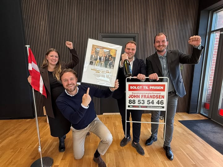 John Frandsen Herning blev mest sælgende afdeling i april