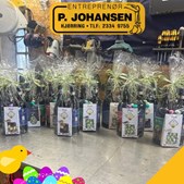 Påskehilsen fra Entreprenør P. Johansen til kunder og samarbejdspartnere