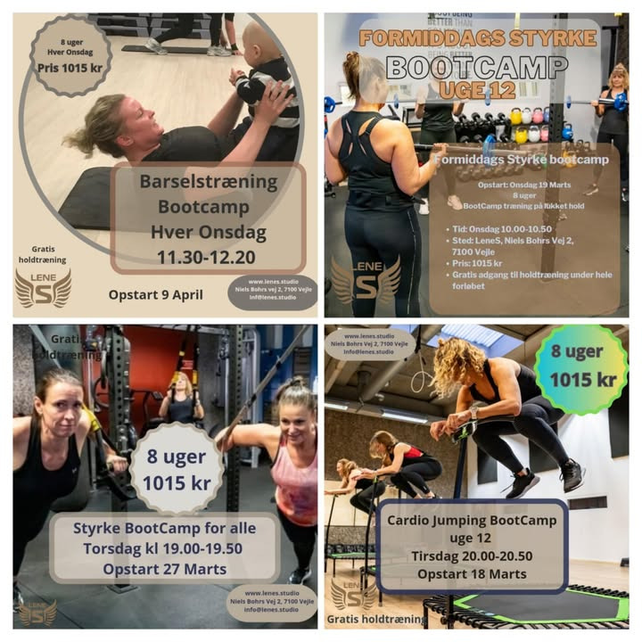 Opdag forårstræning med LeneS' nye bootcamps i Vejle
