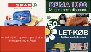 Hel and til 59 kr. og Mou suppe til 28 kr. - se de gode tilbud i Ålbæk