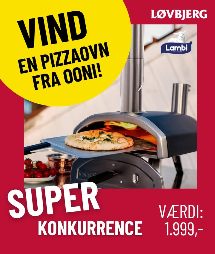 Løvbjerg Frederikshavn inviterer til super onsdag med chancen for at vinde en pizzaovn