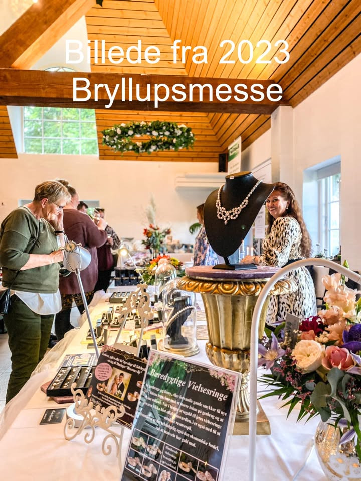 Smykkedesigner Helga Winther inviterer til bryllupsmesse på Lille Restrup Hovedgaard