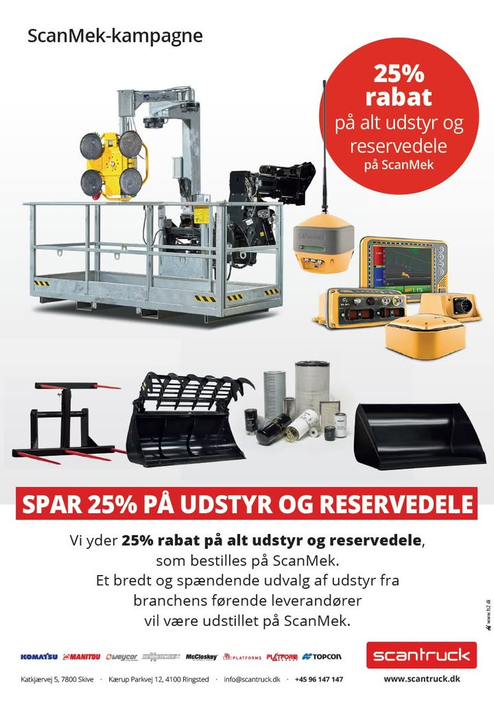 Scantruck A/S lancerer ScanMek-kampagne med 25% rabat på udstyr og reservedele