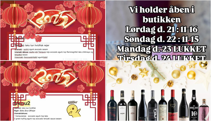 Nyt fra Lahvino Wine & Spirits, Sushi Scandic, Den Kinesiske Mur og 1 anden