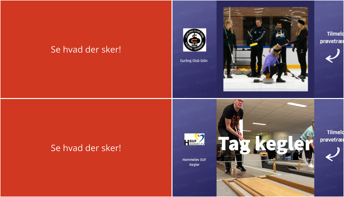 Oplev curling og kegler i Vojens den kommende uge