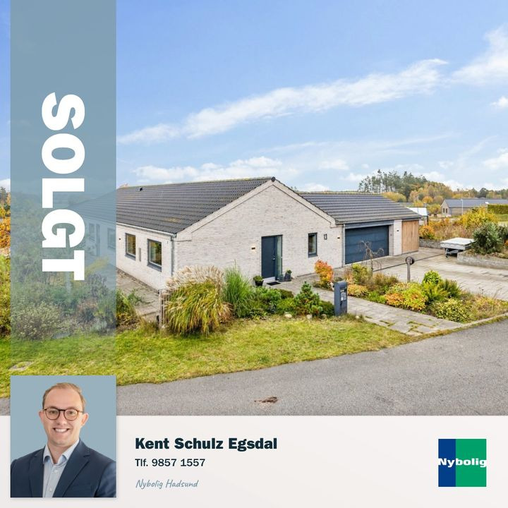 Nybolig Hadsund: Endnu en bolig solgt på Bøgelunden 13 i Hadsund