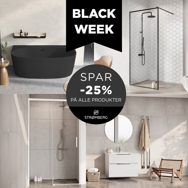 Vangvedvængets VVS tilbyder 25% rabat på udvalgte badeværelsesprodukter