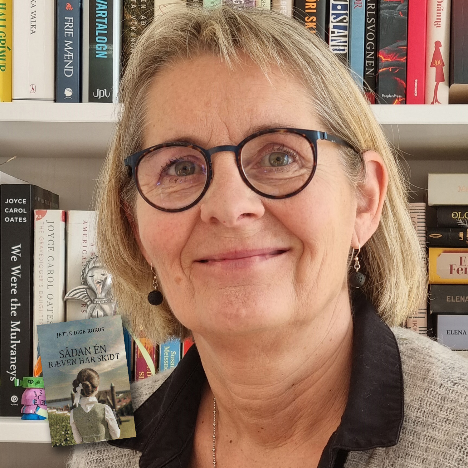 Jette Dige Rokos præsenterer sin romandebut på Hobro Bibliotek