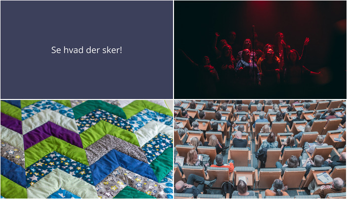 Oplev fællessang, kreativ patchwork og litterære foredrag i Harlev