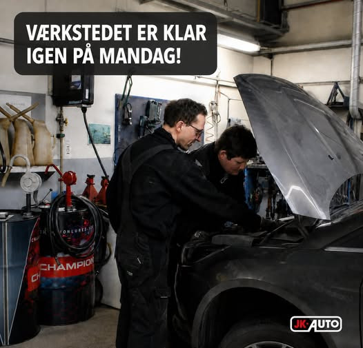 JK Auto ApS er klar til at tage imod din bil igen på mandag