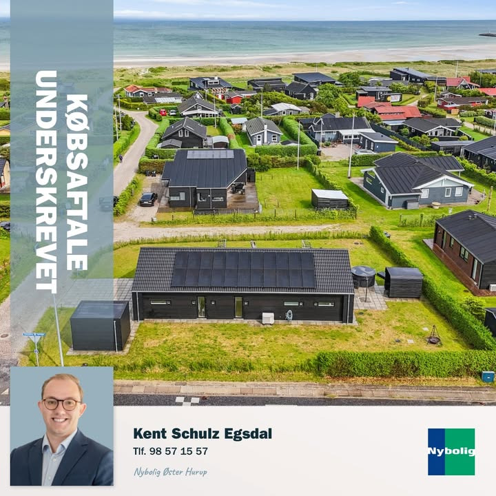 Nybolig Hadsund meddeler underskrevet købsaftale for moderne fritidshus i Hadsund