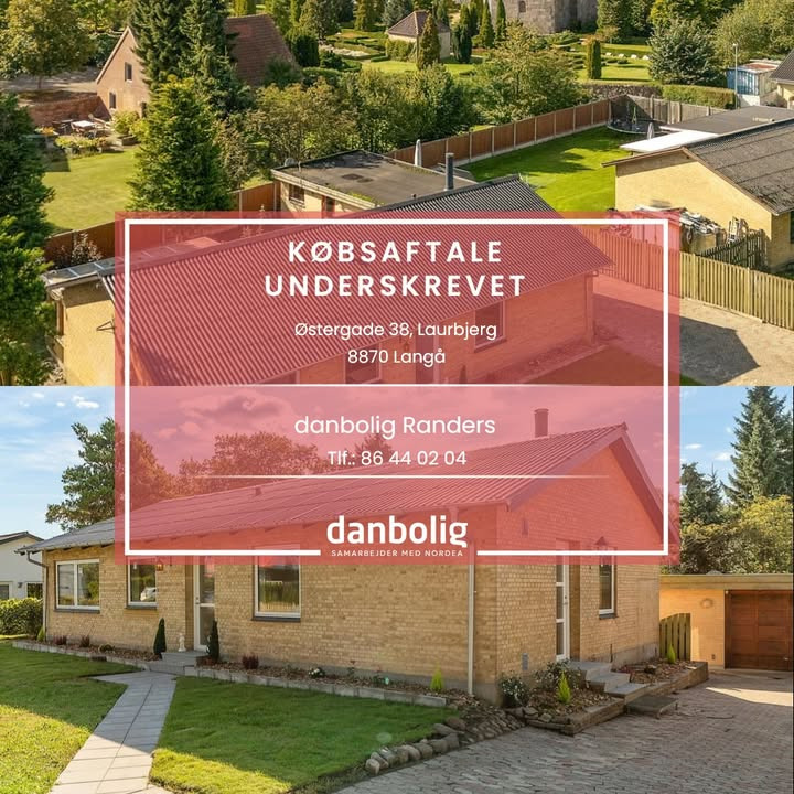 Danbolig Randers formidler ny bolighandel på Østergade 38, Laurbjerg