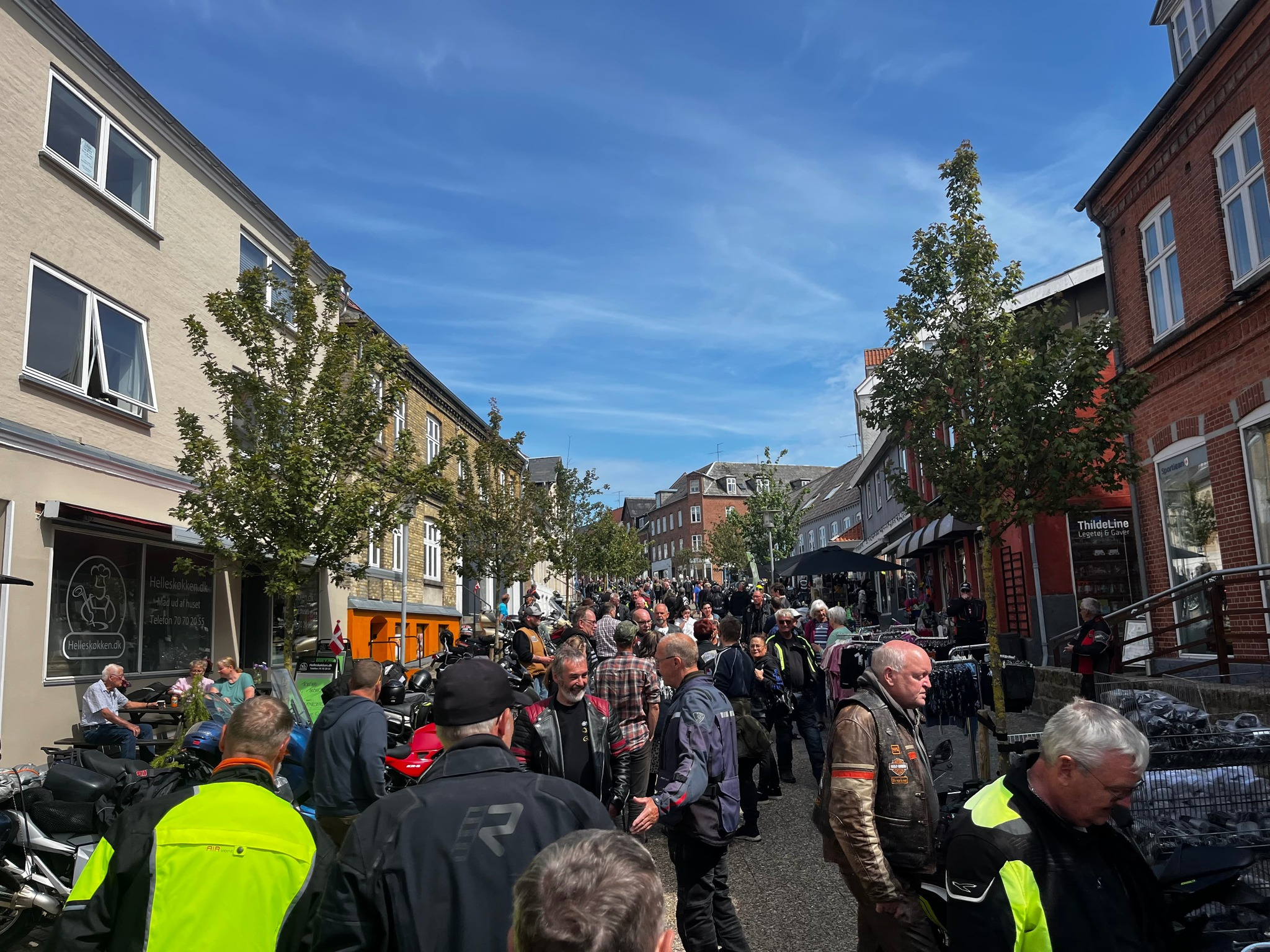 MC træf i Hadsund: Oplev gågadens motorcykler